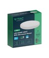 V-Tac 18W LED sensorlampe - Samsung LED chip, Mikrobølgesensor, IP44 innendørs, 230V, inkl. lyskilde