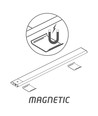 Slimline LED underskapsarmatur Med Sensor, CCT, Dimbar - 600 mm