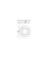 Outlet: ID-LED Innfellingsspot 2,5W i 3000K, Ra95 - Hvit