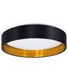 EGLO Maserlo LED Taklampe Ø38 24W i Sort/Gull