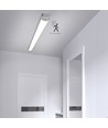 High-Lumen LED Armatur 36W Med Sensor i 4000K, IP40, 230V - 120cm