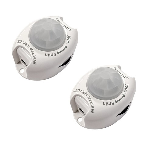 Outlet: Trappe Sensor Sett Til 12V LED Strip i Hvit - 2-Pakning