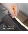 5m 17W/m LED-strip - 24V DC, IP20, 150lm/W, 238 LED pr. meter