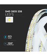 5m 17W/m LED-strip - 24V DC, IP20, 150lm/W, 238 LED pr. meter