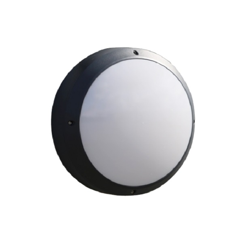 Fuldmåne Med Sensor LED 13W 230V - Antrasitt