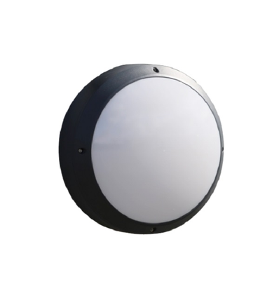 Fuldmåne Med Sensor LED 13W 230V - Antrasitt