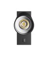 GU10 vegglampe med bryter og flexarm - Sort