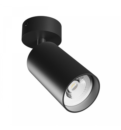 Squalla Variosa GU10 Vegglampe - uten lyskilde, 230V, IP20, 55x100x165mm, sort, rund