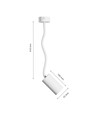 GU10 Vegg/takmontert spot - hvit, IP20, uten lyskilde