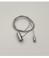 Wire oppheng for armatur - 1,5 meter, justerbar høyde, sett med 2 stk