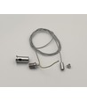 Wire oppheng for armatur - 1,5 meter, justerbar høyde, sett med 2 stk