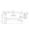 Lifud 20W / 250-500mA DALI dimbar LED-driver - 9-42V, Push-dim og DALI, flicker free
