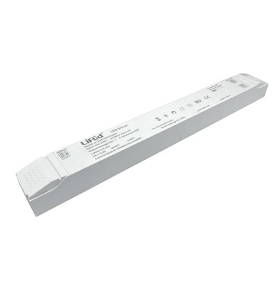 Lifud 150W / 24V DC dimbar strømforsyning - 6.25A, IP20, Triac dimbar, flicker free