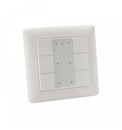 DALI kontrollpanel for skinnespot - hvit, uten lyskilde, 1F2W