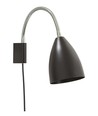 SWAY Vegglampe Ø28,5 Til E14 i Sort/Krom - Belid