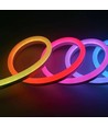 2,5m RGBIC Neon Flex komplett sett - USB, Bluetooth app, fjernkontroll, inkl. montering, 7x15 neonflex