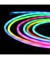 250cm RGBIC Neon Flex komplett sett - USB, Bluetooth-app, fjernkontroll, inkl. montering, 7x15 neonflex