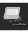 50W LED lyskaster - 135lm/W, Samsung LED chip, arbeidslampe, 1m ledning, utendørs