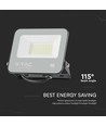 50W LED lyskaster - 135lm/W, Samsung LED chip, arbeidslampe, 1m ledning, utendørs
