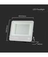 200W LED lyskaster - 135lm/W, Samsung LED-chip, arbeidslampe, 1m ledning, utendørs