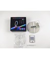 2,5m RGBIC Neon Flex komplett sett - USB, Bluetooth app, fjernkontroll, inkl. montering, 7x15 neonflex