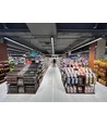 85W 3-faset Shoplight butikkbelysning - 155lm/W, 120 graders justerbar spredning, sort