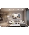 GU10 10W Hvit Smart Home LED-spot - AR111, Tuya/Smart Life, fungerer med Google Home, Alexa og smarttelefoner