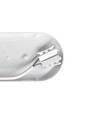 8W LED Technic vegglampe - IP54, IK10, oval, hvit, inkl. lyskilde