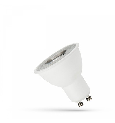 GU10 4W LED-pære - 55°, varmhvit, med linse