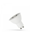 GU10 4W LED-pære - 55°, varmhvit, med linse