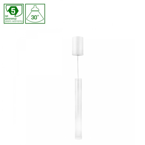 HANGIT Multiway S 11W - Varm Hvit 230V 30° IP20 48x400 Base 80x115 Hvit, Justerbar Høyde, Ekstra Hvit Ring