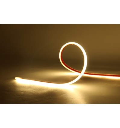 1m 12W/m Baderomsstrip vanntett - 24V DC, COB LED, 2 meter ledning