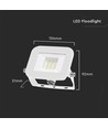 10W LED-lyskaster - Samsung LED-chip, arbeidslampe, utendørs