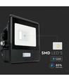 10W LED-lyskaster - Samsung LED-chip, arbeidslampe, med sensor