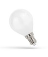E14 1W LED kronepære - G45, filament, mattet glass