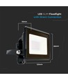 10W LED-lyskaster - Samsung LED-chip, arbeidslampe, utendørs