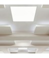 V-Tac 60x60 LED panel i ramme - 36W, innebygd i hvit ramme til direkte montering