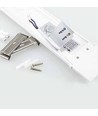 150cm 50W komplett LED-armatur - 3 års garanti, IP65, 120 lm/w