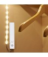 1m 2,4W/m sprutsikker LED-strip - 6V DC, IP65, PIR-sensor, batteri, 30 LED pr. meter