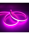 5m AnyCut Neon Flex 10x10 Lilla/Pink LED strip - 8W/m, 12V, Ingen klippeavstand
