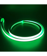 5m AnyCut Neon Flex 10x10 Grønn LED strip - 8W/m, 12V, Ingen klippeavstand