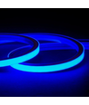 5m AnyCut Neon Flex 10x10 Blå LED strip - 8W/m, 12V, Ingen klippeavstand