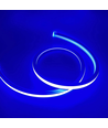 5m AnyCut Neon Flex 10x10 Blå LED strip - 8W/m, 12V, Ingen klippeavstand
