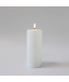 LED blokklys 17,5cm, smelte-look, flammeeffekt - Ø7,5cm
