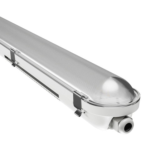 150cm 85W Gigant Pro LED-armatur, gjennomgangskablet - 12750lm, 150lm/W, IP66 vanntett, IK10