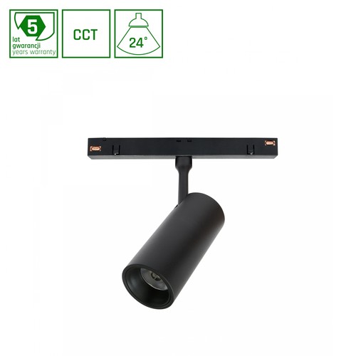 10W SMART LED skinnespot - 950lm, 3000K, hvit kant