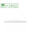 GRID L 22W skinnespot til SHIFT system, CCT - 48V, RA90, 102lm/W, 3-i-1 fargevalg, 5 års garanti