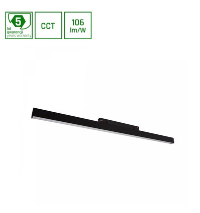 17W Shift Line M skinnespot til 48V - CCT, 1800lm, 48V DC, sort