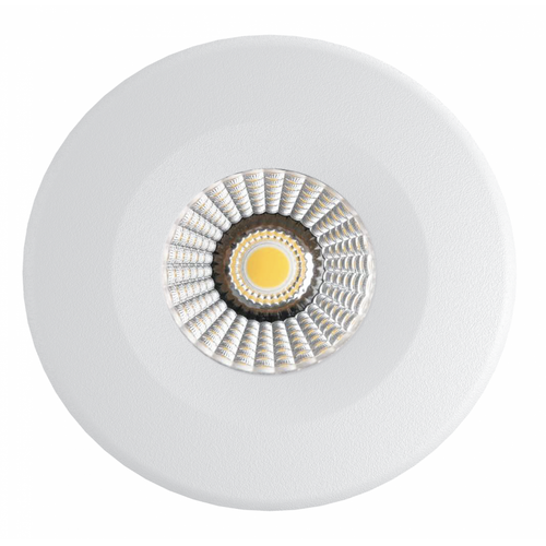 7W Lavprofil innfellingsspot - Hull: Ø6,8 cm, Mål: Ø9 cm, RA97, dimbar, 230V