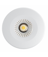 7W Lavprofil innfellingsspot - Hull: Ø6,8 cm, Mål: Ø9 cm, RA97, dimbar, 230V